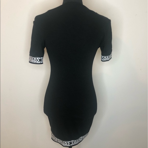 COPY - Shade London Bodycon Dress With Tape Logo - Picture 6 of 8